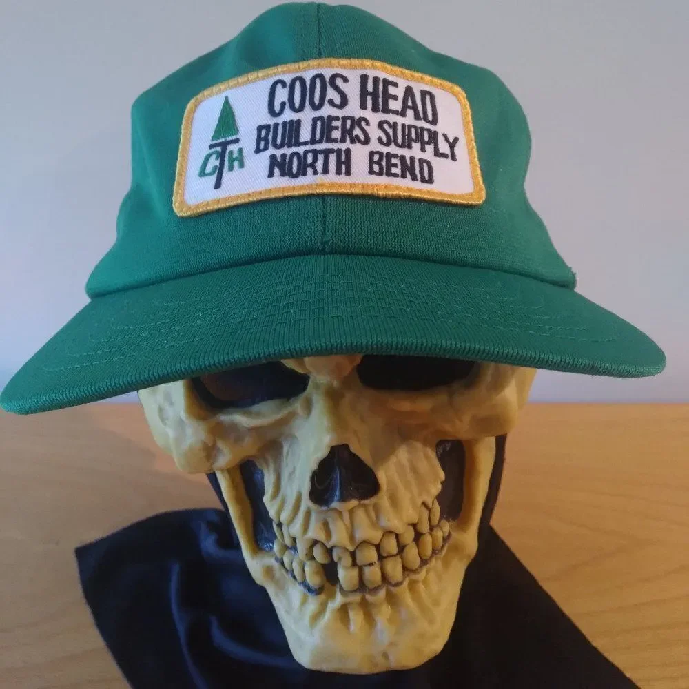 Vintage Coos Head Builders Supply Patch Snap Back Trucker Hat